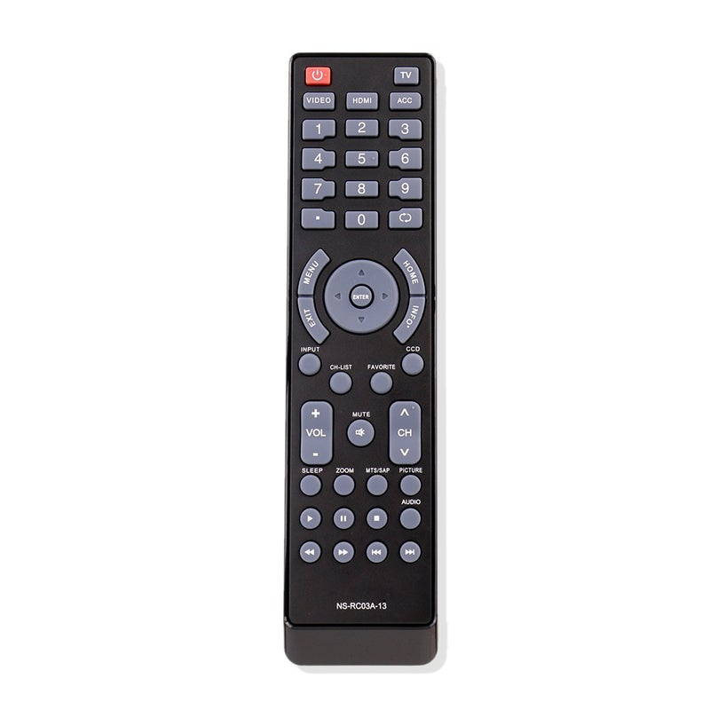 econtrolly Replace NS-RC03A-13 NS-RC02A-12 Remote fit for Insignia NS-19E320A13 NS-22E340A13 NS-24E340A13 NS-46L240A13 NS-55L260A13 LED LCD TV NS-RC6NA-14 RC-201-0A NS-RC05A-11 Remote - Image 2